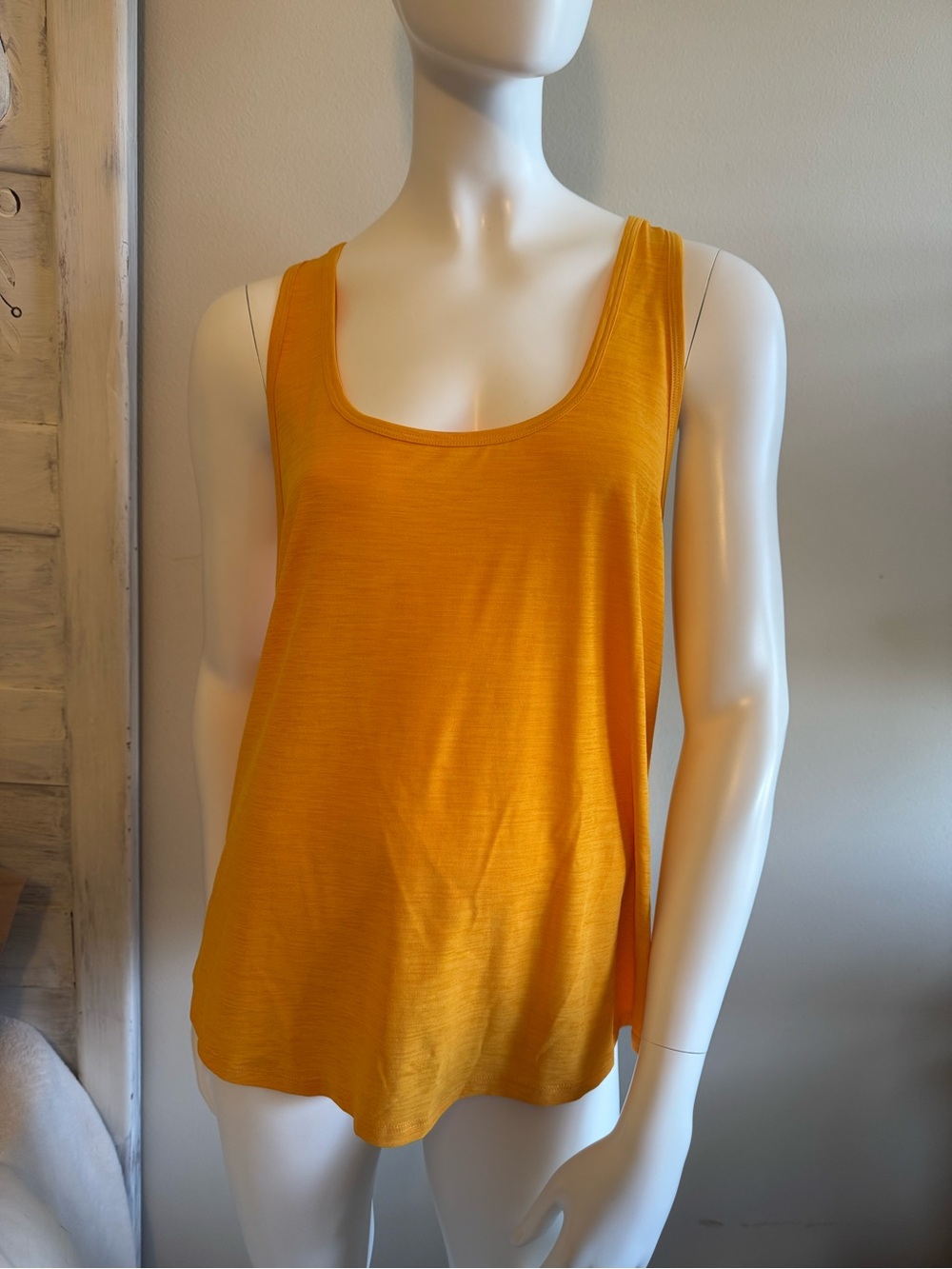 CALIA by Carrie Underwood Golden Yellow Scoop Neck Tank